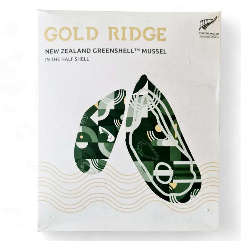 New Zealand Green-Lipped Mussels Half Shell